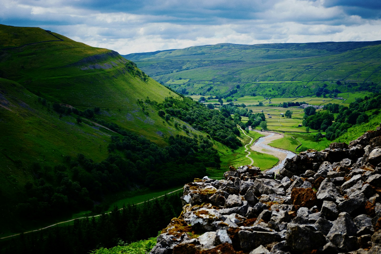 Photo of Swaledale in the Yorkshire Dales, near Muker.