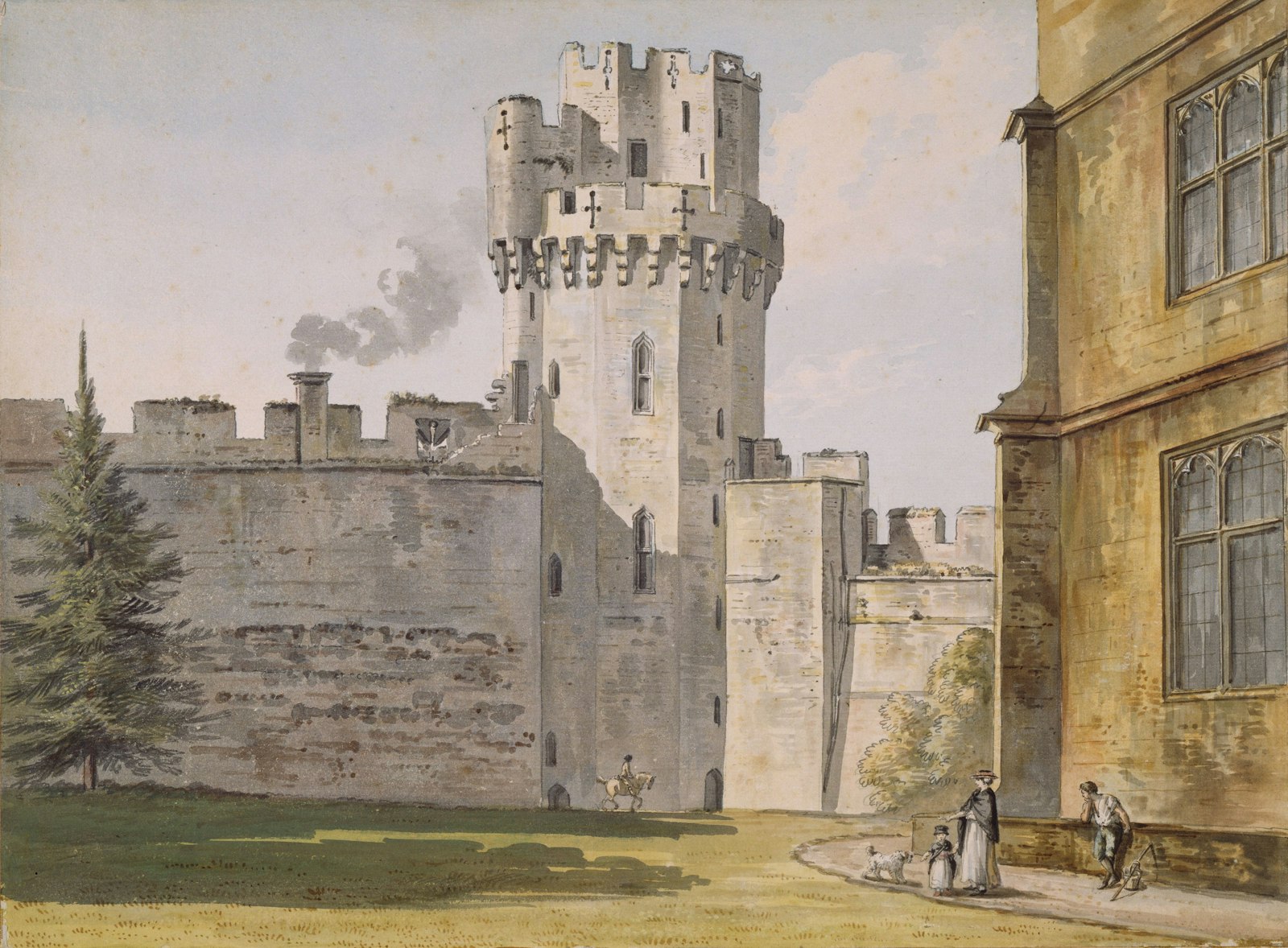 Photo of gray concrete tower painting.