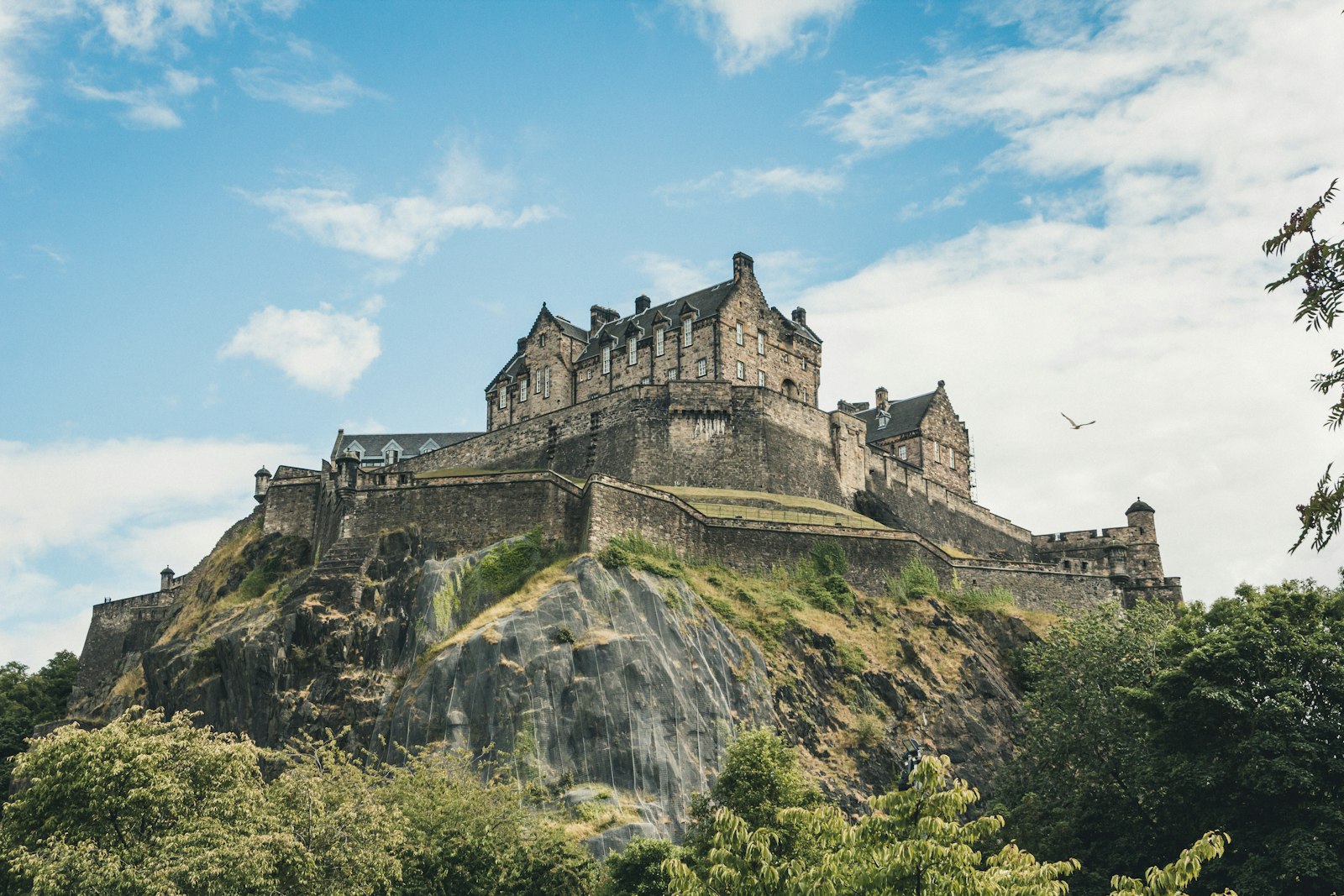 Photo of gray concrete castle.