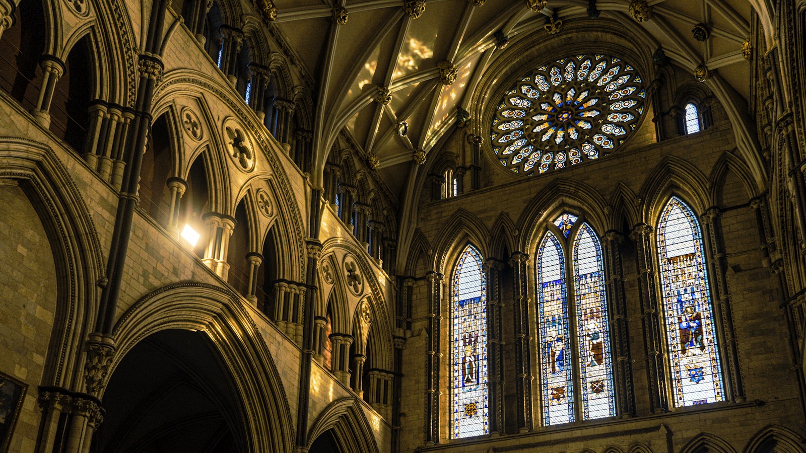 Photo of York Minster, the medieval cathedral at the heart of York.